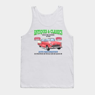 Antique Classic Car Garage Hot Rod Racing Novelty Gift Tank Top